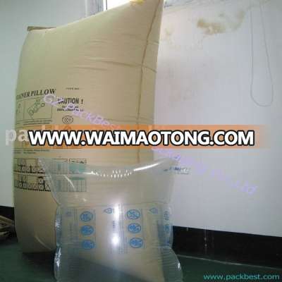 Kraft paper dunnage bag for container cargo void filling